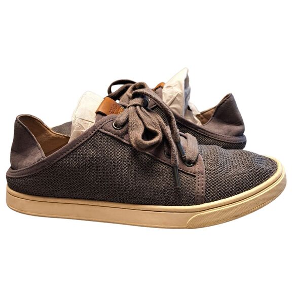 Olukai Casual Sneakers WOMENS SIZE 7 PEHUEA LI Pavement Gray minimalist comfy - Picture 1 of 12